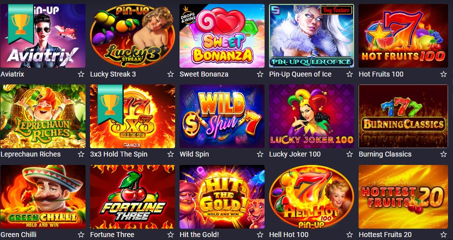 Игры на Joycasino 